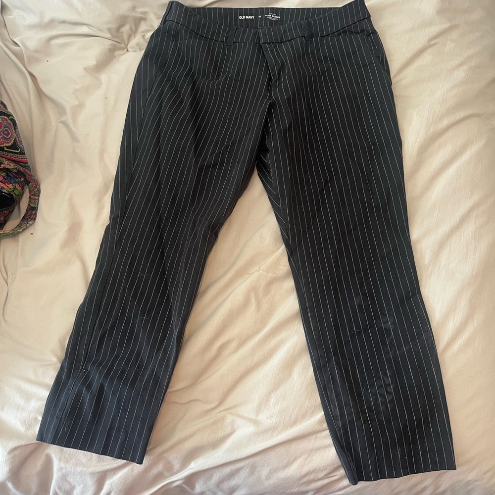 Women’s Gray Pinstripe Pants